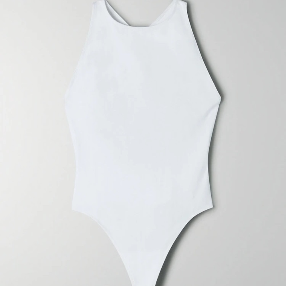 NWT Aritzia Wilfred Free Marie Bodysuit White